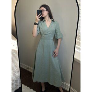 JG Hook Sage Green Dress Size 8